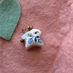 BRAND NEW ~ Small Wild by Danielle Pedersen Ceramic Bunny Pendant